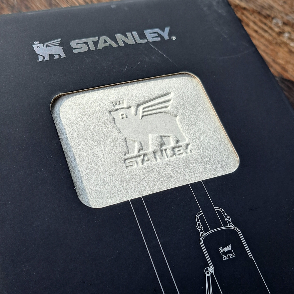 Stanley Black Max Phone Keys Wallet Case CREAM NIB